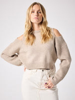 Load image into Gallery viewer, Renata Open Shoulder Sweater
