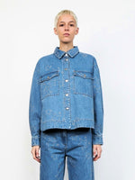 Load image into Gallery viewer, Willow Denim stars Shirt
