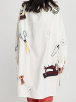 Load image into Gallery viewer, Stella Nova embroidered dress white
