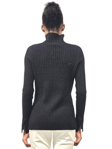 Slim High Neck Sweater