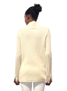 Slim High Neck Sweater