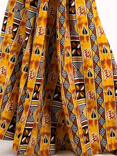 Long African skirt