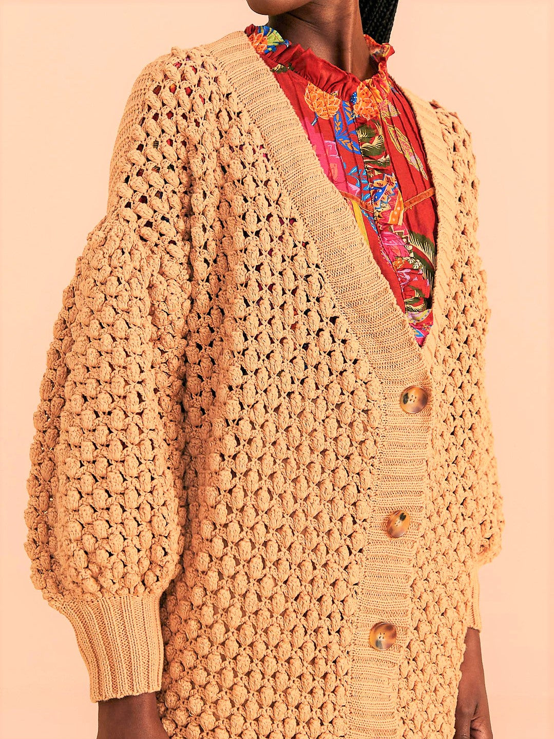 Handmade Dots Cardigan