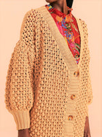 Load image into Gallery viewer, Handmade Dots Cardigan
