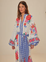 Load image into Gallery viewer, Off-White Flowers Midi Dress
