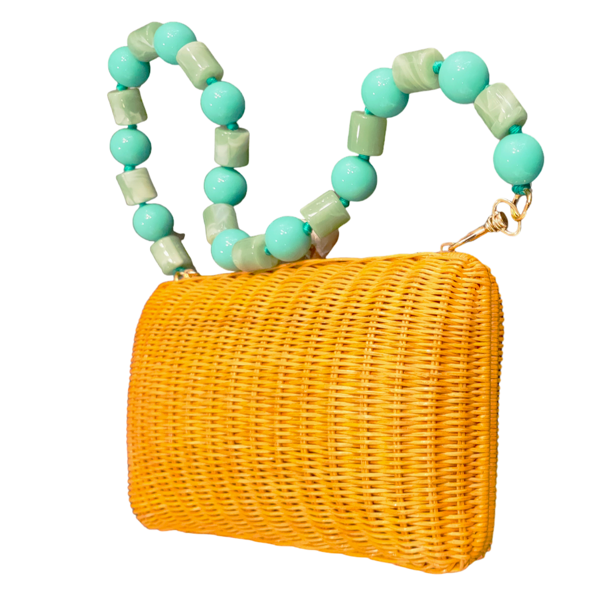 Alma Wicker Clutch