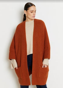 Oversized Knit Coat