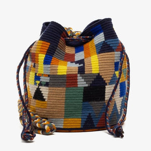 Handmade Medium Wayuu Apolo Blue