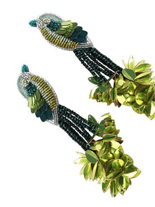 Kingfisher Earrings Green