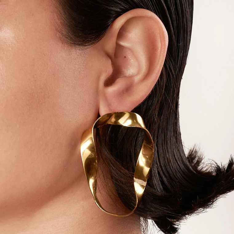 Onda Maxi Stud earrings