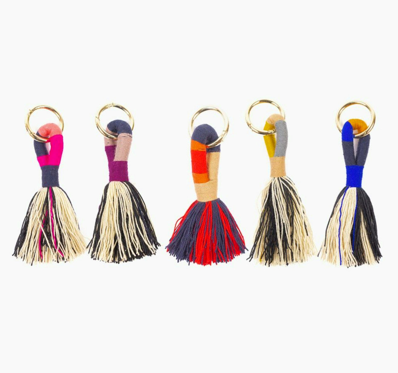 Wayuu Pompom Keyring